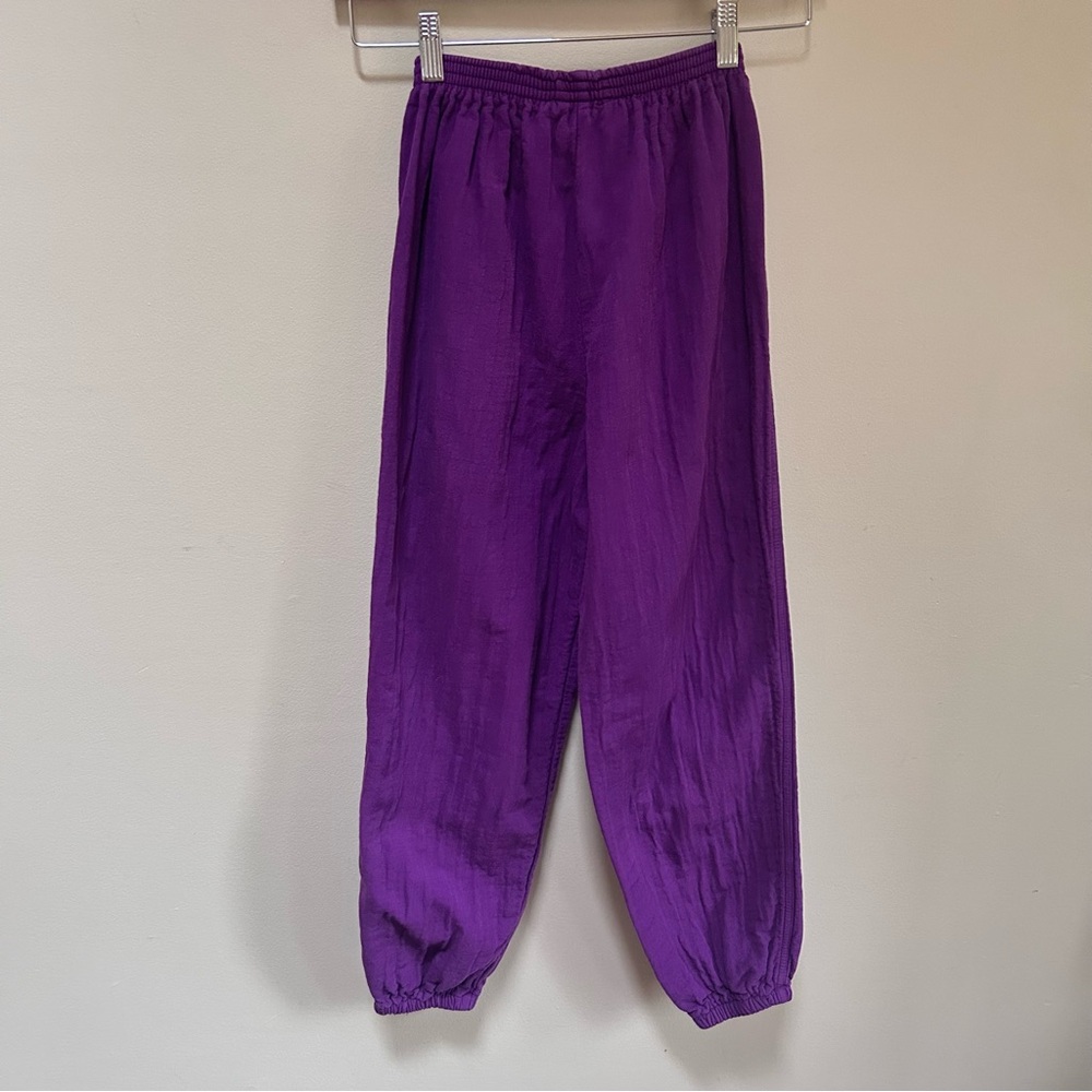 Hanna Andersson ~ Purple Cotton Made in Denmark Jogger Pants in size 150 (12)